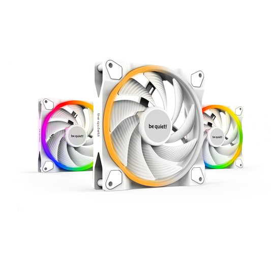 be quiet! Light Wings bijela | 140mm PWM trostruki ventilator velike brzine. Ventilator. 14cm. 2200 RPM. 121,82 m³/h. Bijela