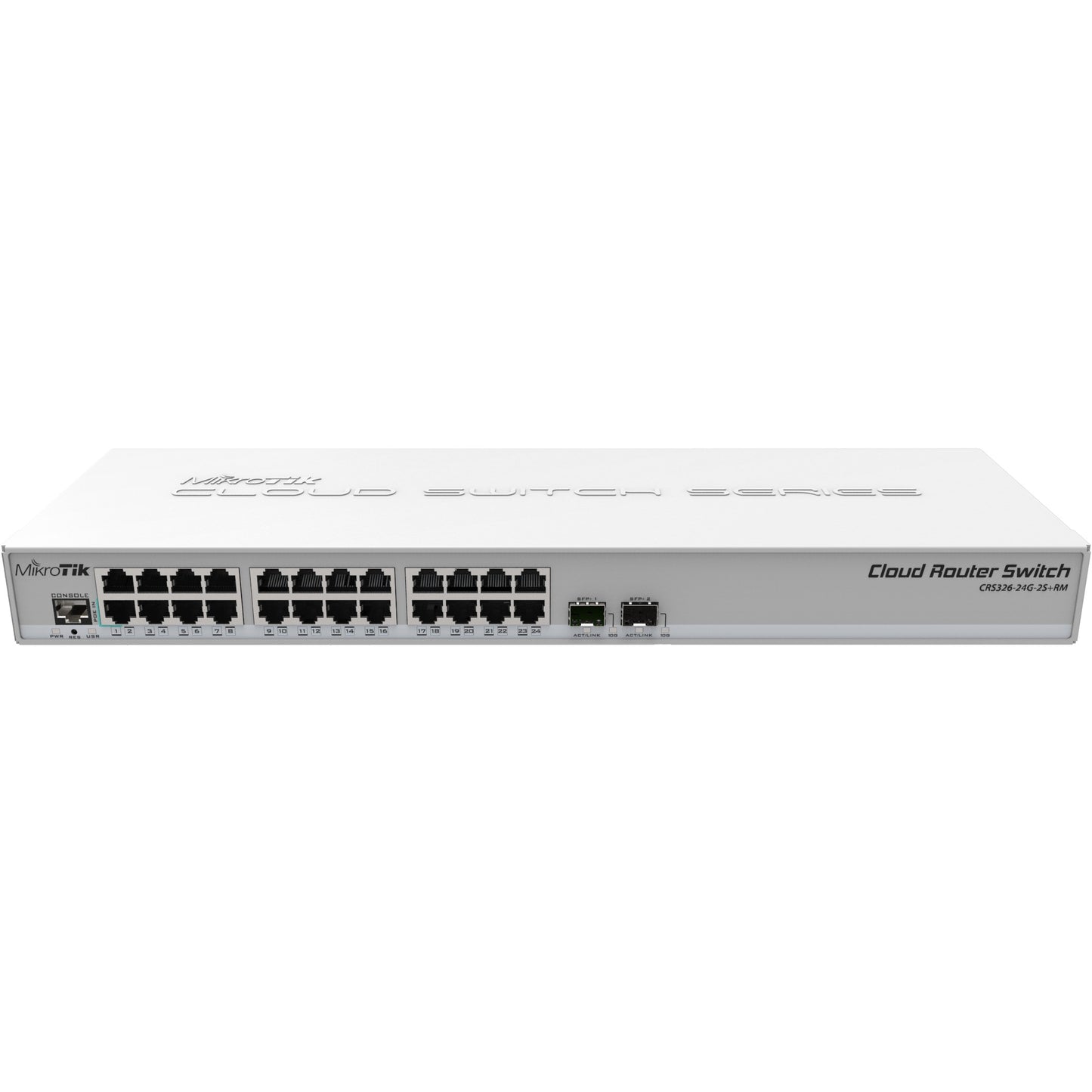 Mikrotik CRS326-24G-2S+RM. Upravljani. L2. Gigabit Ethernet (10/100/1000)