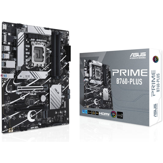 ASUS PRIME B760-PLUS. Intel. LGA 1700. Intel® Celeron®. Intel® Core™ i3. Intel® Core™ i5. Intel® Core™ i7. Intel® Core™ i9..... LGA 1700. DDR5 SDRAM. 192 GB