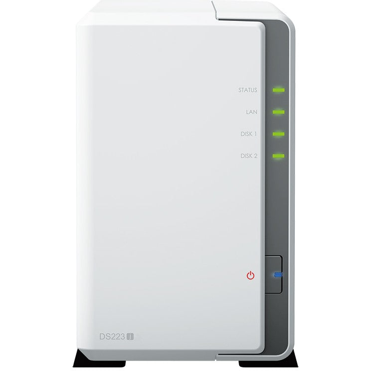 Synology DiskStation DS223J. NAS. Desktop. Realtek. RTD1619B. 1GB. DDR4