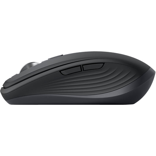 Logitech 910-006929. Desni. Laser. RF bežični + Bluetooth. 8000DPI. Grafit.