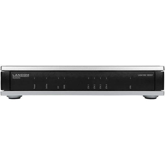 LANCOM 1800EF (EU). Crna. Srebrna. Kensington. 1 ventilator. BGP4. LISP. OSPFv2. RIP-2. VRRP. 10,100,1000 Mbps. IEEE 802.1Q. IEEE 802.3az