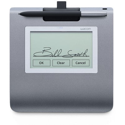 Wacom STU-430. 11,4 cm (4,5"). 320 x 200 piksela. 96 x 60 mm. F-STN. Elektromagnetna rezonanca (EMR). Siva.