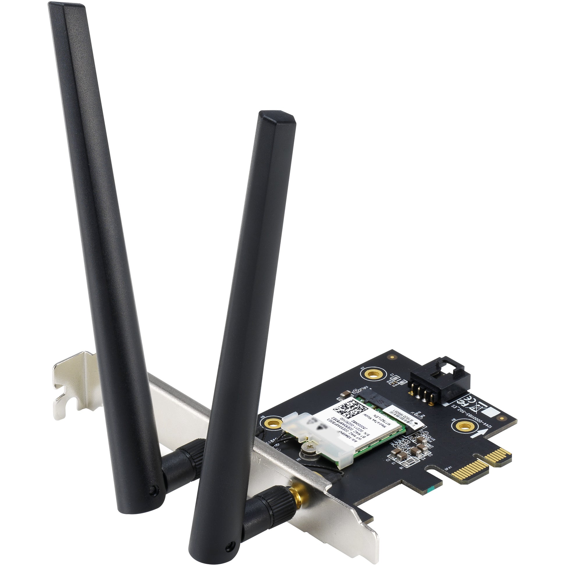 ASUS PCE-AX1800 BT5.2. Ugrađeno. Bežično. PCI Express. WLAN / Bluetooth. Wi-Fi 6 (802.11ax). 1775 Mbps