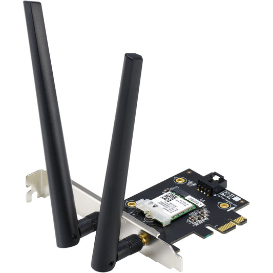 ASUS PCE-AX1800 BT5.2. Ugrađeno. Bežično. PCI Express. WLAN / Bluetooth. Wi-Fi 6 (802.11ax). 1775 Mbps