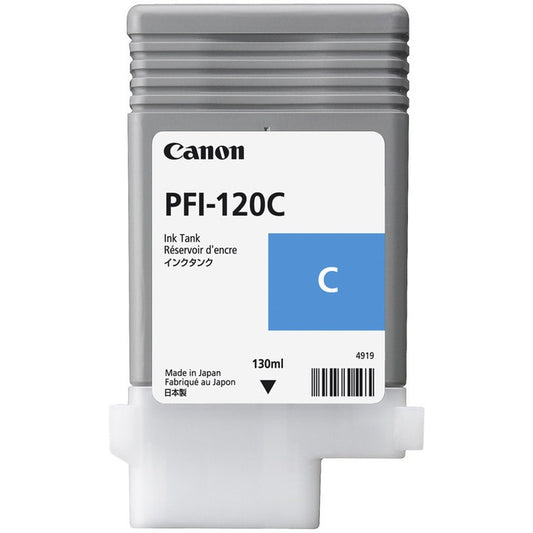 Canon PFI-120C. Cijan. 130 ml. 1 komad. Pojedinačno pakovanje