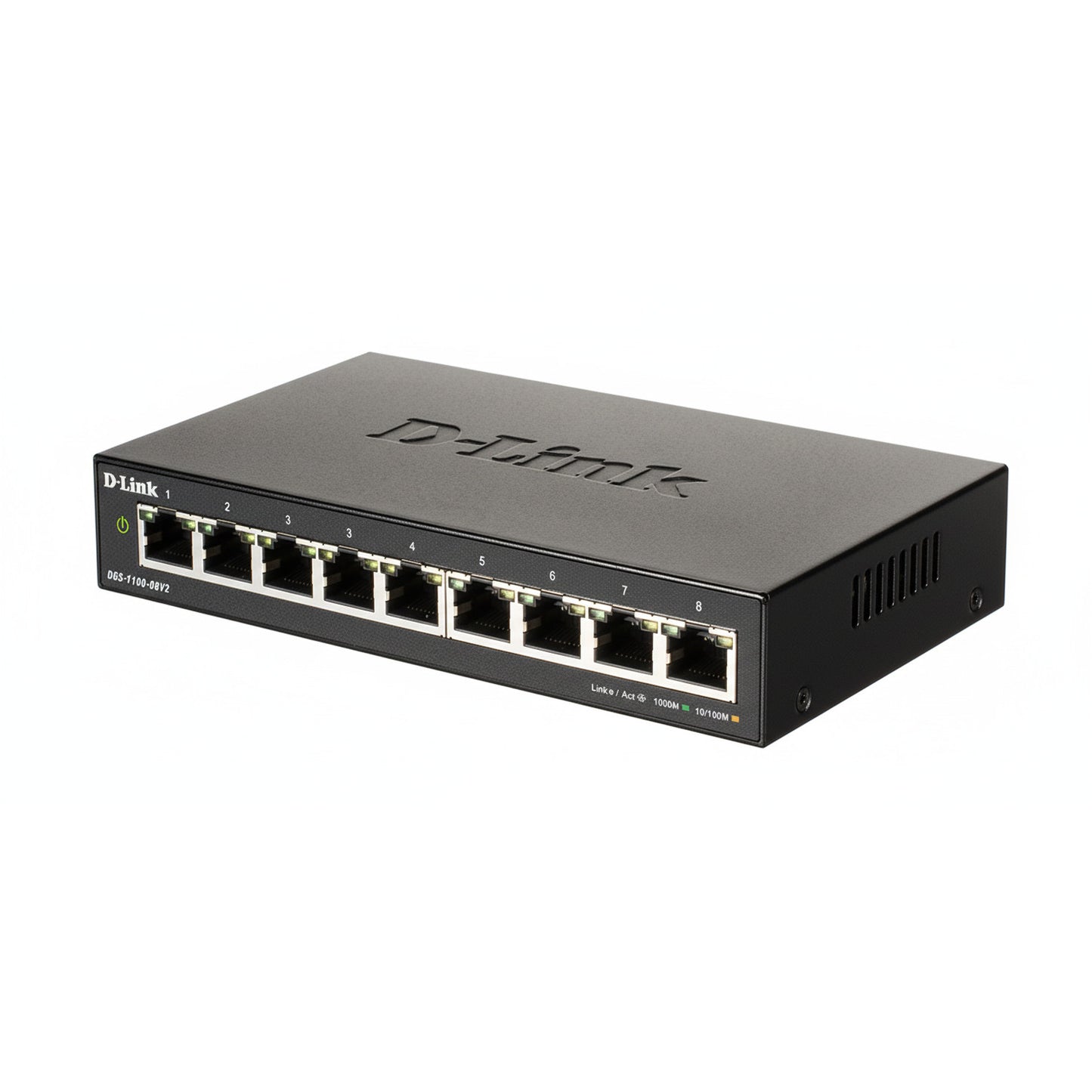 D-Link DGS-1100-10MPV2. Upravljani. L2. Gigabit Ethernet (10/100/1000). Napajanje preko Etherneta (PoE). Montaža u rack. 1U