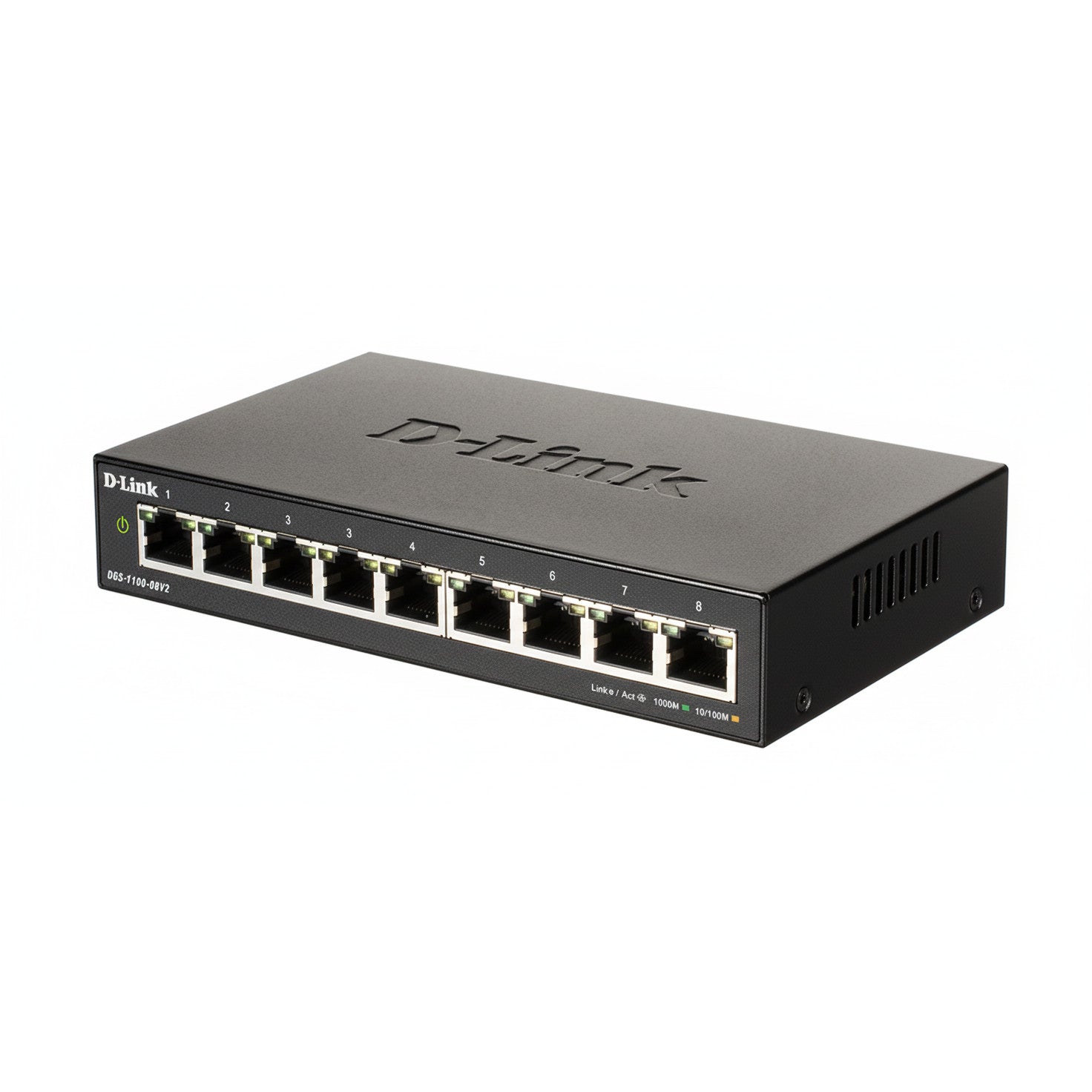 D-Link DGS-1100-10MPV2. Upravljani. L2. Gigabit Ethernet (10/100/1000). Napajanje preko Etherneta (PoE). Montaža u rack. 1U