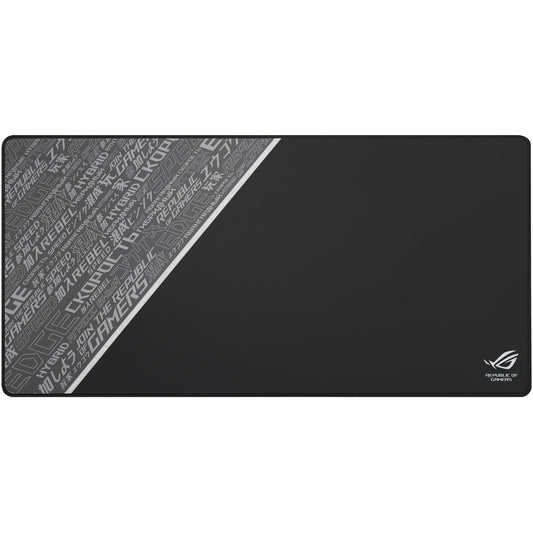 ASUS ROG Sheath BLK LTD. Crna. Siva. Bijela. Tkanina. Guma. Protuklizna baza. Podloga za miša za igranje