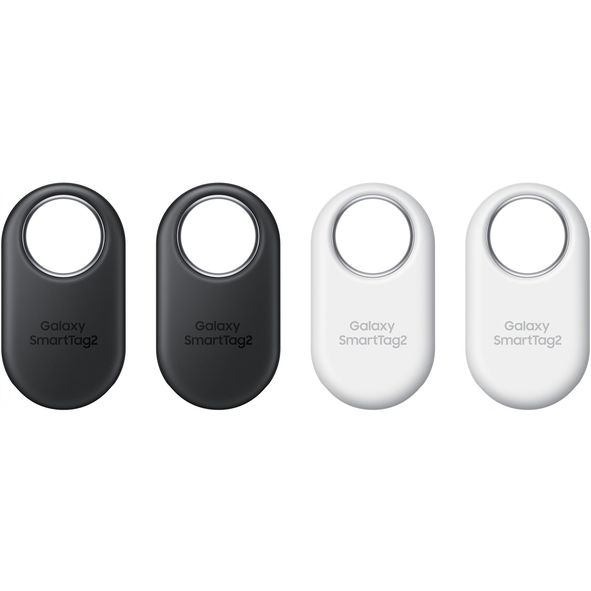 Samsung Galaxy SmartTag 2 EI-T5600, 4 komada u pakovanju (2x crna + bijela). Artikal. Finder. Grafit. Bijela. Otporan na prašinu. 120 m. IP67