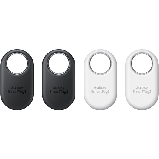 Samsung Galaxy SmartTag 2 EI-T5600, 4 komada u pakovanju (2x crna + bijela). Artikal. Finder. Grafit. Bijela. Otporan na prašinu. 120 m. IP67
