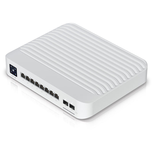 Ubiquiti UniFi USW-PRO-8-POE. Upravljani. L2/L3. Gigabit Ethernet (10/100/1000). Puni dupleks. Napajanje preko Etherneta (PoE). 1U