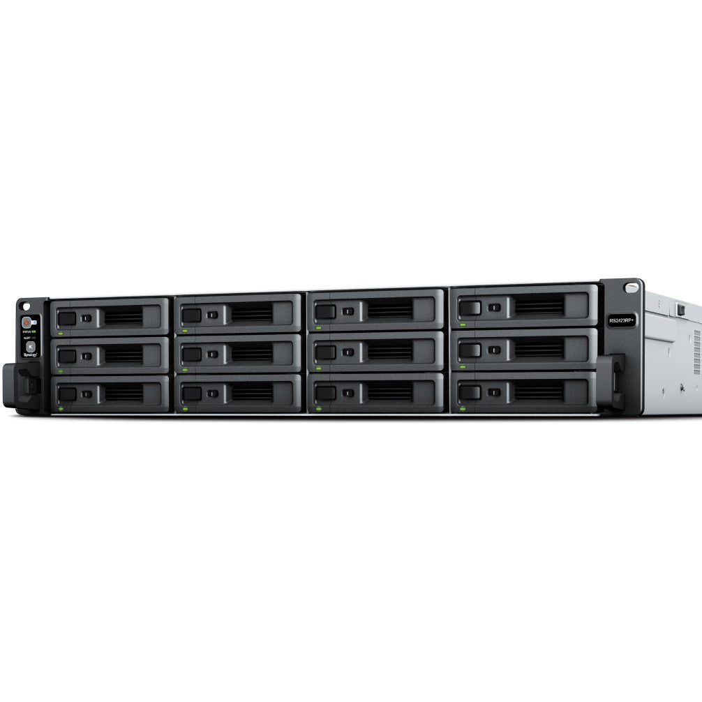 Synology RackStation RS2423+. NAS. Rack (2U). Ugrađeni Ryzen. V1780B. 8GB. DDR4