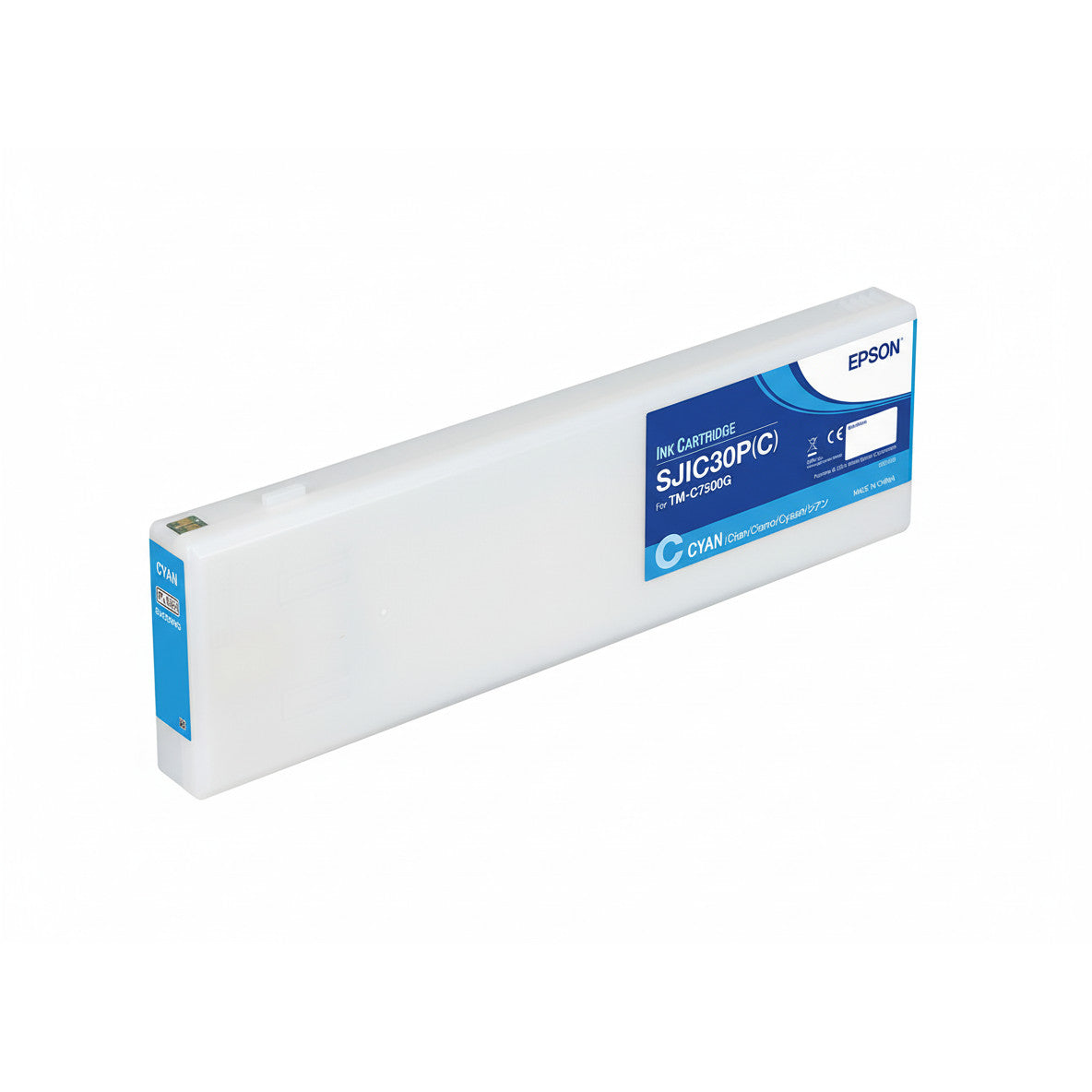 Epson SJIC30P(C): Kertridž s tintom za ColorWorks C7500G (cijan). Cijan. 1 komad.