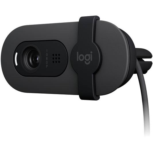 Logitech Brio 100. 2MP. 1920x1080 piksela. Full HD. 30 fps. 1280x720@30fps. 1920x1080@30fps. 720p. 1080p