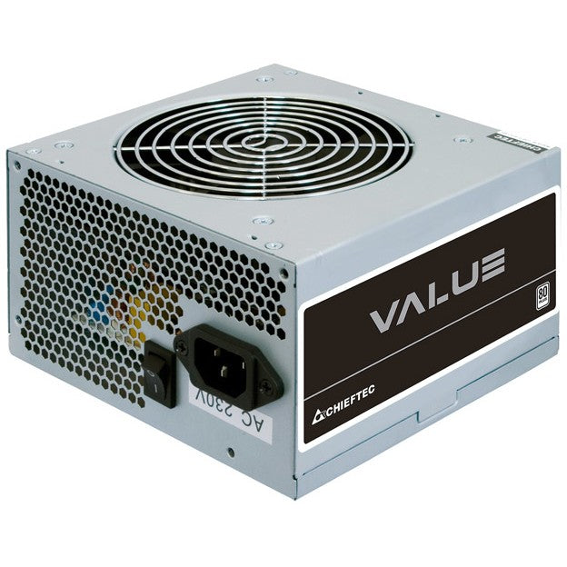 Chieftec Value APB-500B8. 500 W. 230 V. 50 Hz. 4 A. Aktivno. 130 W