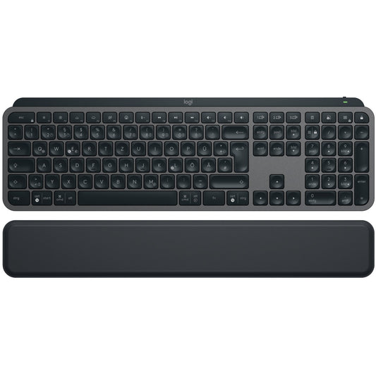 Logitech MX Keys S. Bežične tipke. Bluetooth. Makazasti prekidač. QWERTY tipka. LED. Grafit.