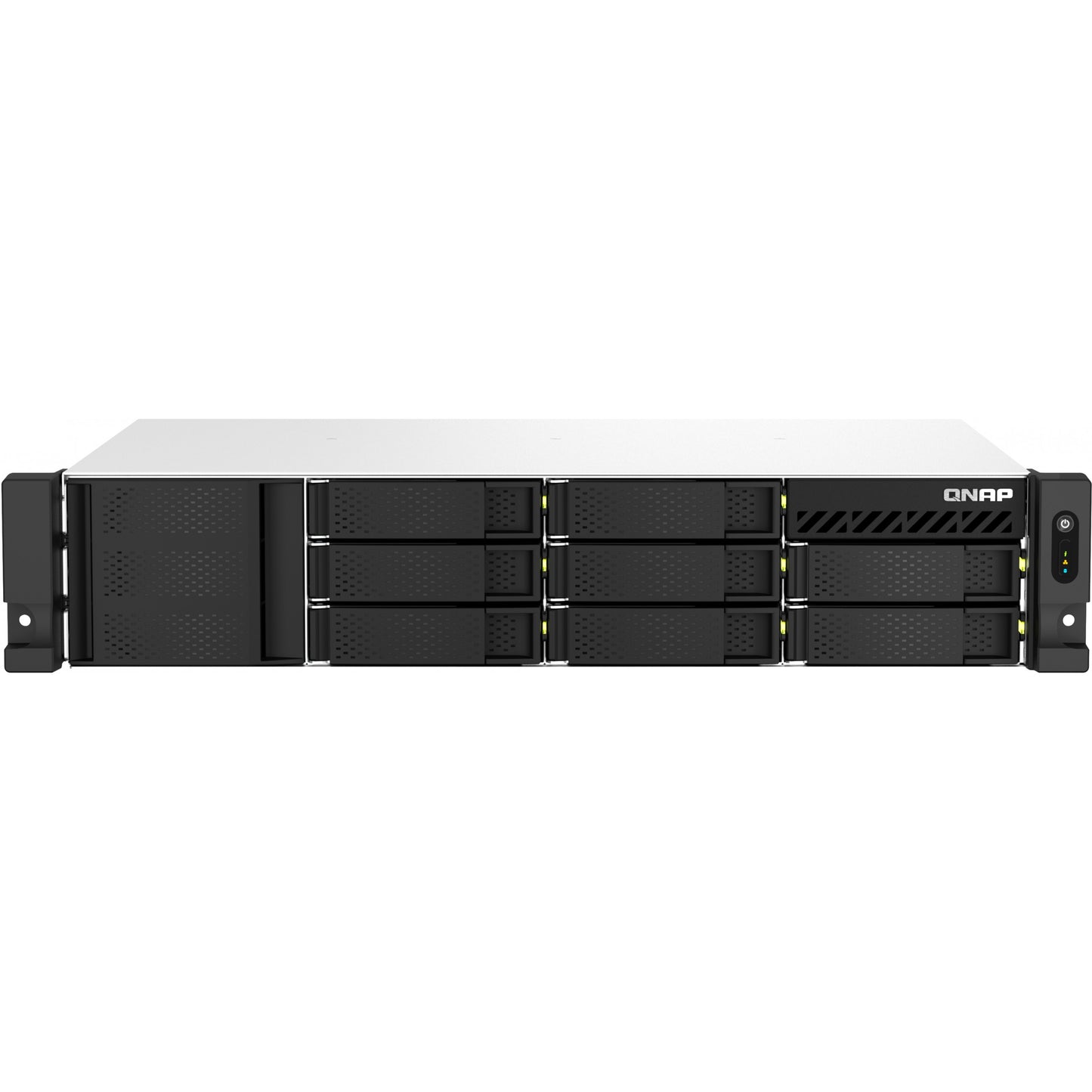QNAP TS-873AeU-RP. NAS. Rack (2U). Ugrađeni Ryzen. V1500B. 4GB. DDR4