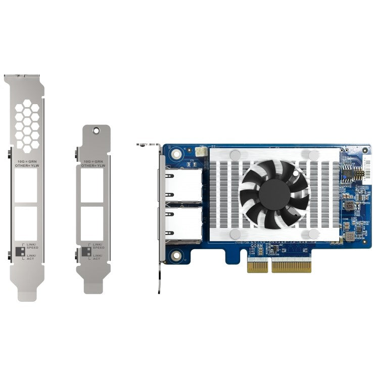 QNAP QXG-10G2T-X710. Ugrađen. Žični. PCI Express. Ethernet. 1000 Mbps.