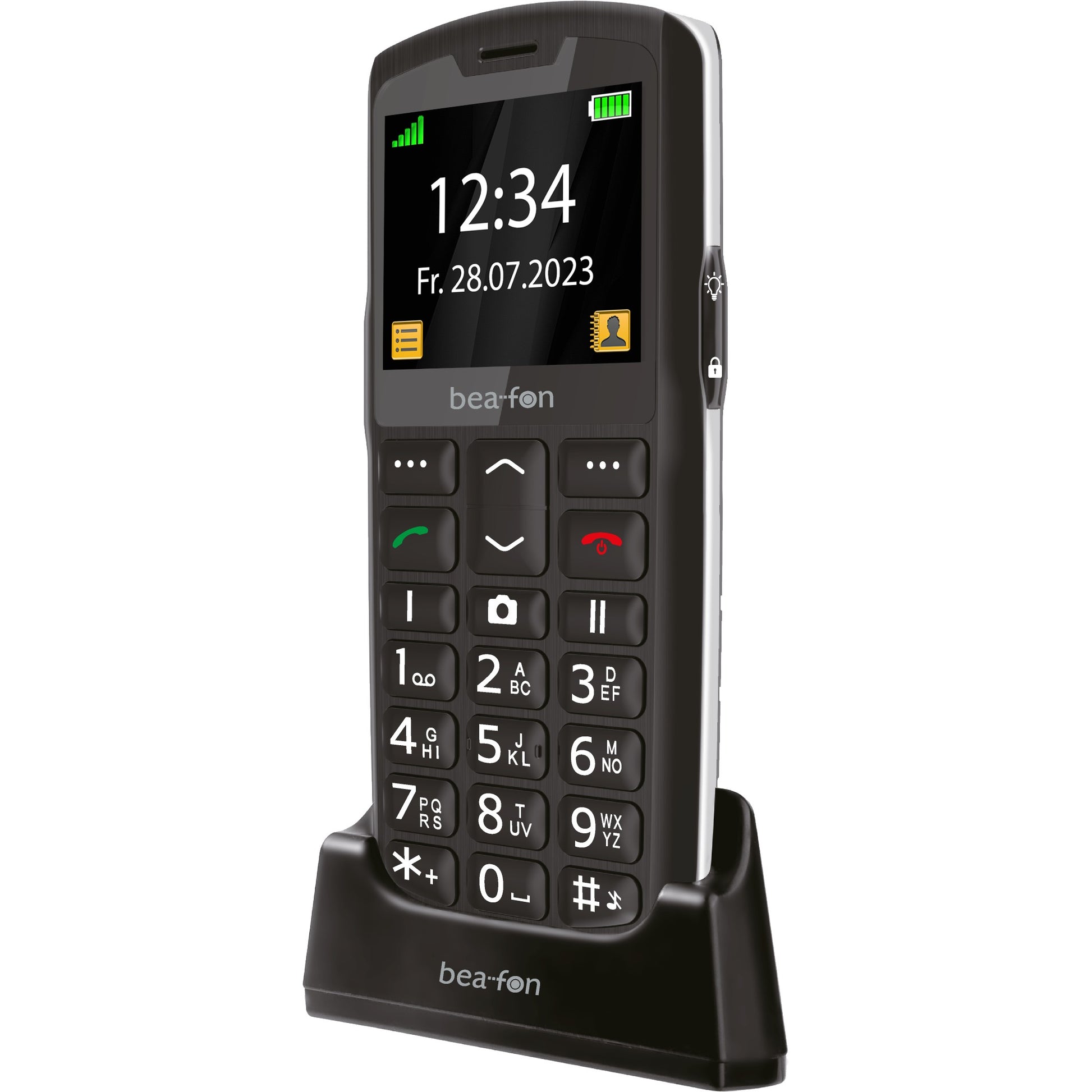 Beafon SL260. Bar. Jedna SIM kartica. 5,59 cm (2,2"). Bluetooth. 800 mAh. Crna. Srebrna.