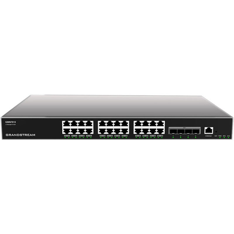 Grandstream Networks GWN7813. Upravljani. L3. Gigabit Ethernet (10/100/1000). Ugradnja u rack.