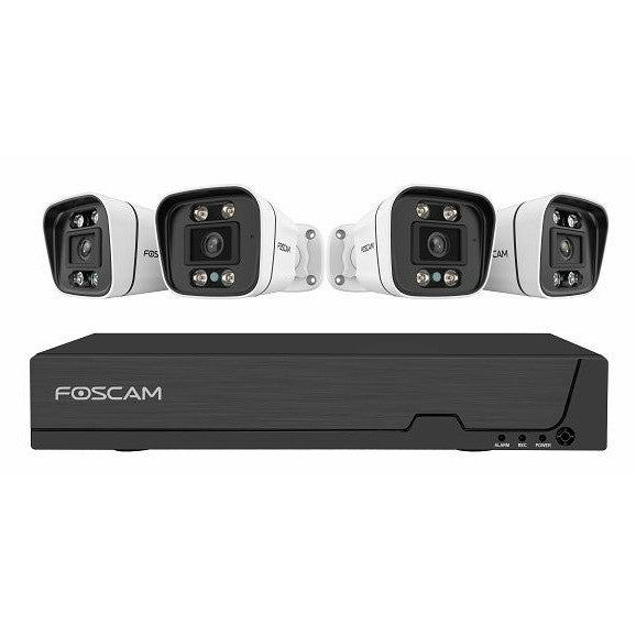 Foscam FN9108E-B4-2T. Žični. Kupolasti. RJ-45. Vanjski. 4 mm. 6x