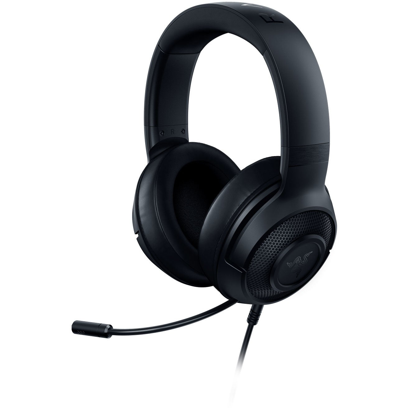 Razer Kraken X Lite. Žične. Igraće. 12 - 28000 Hz. 230 g. Slušalice. Crne.
