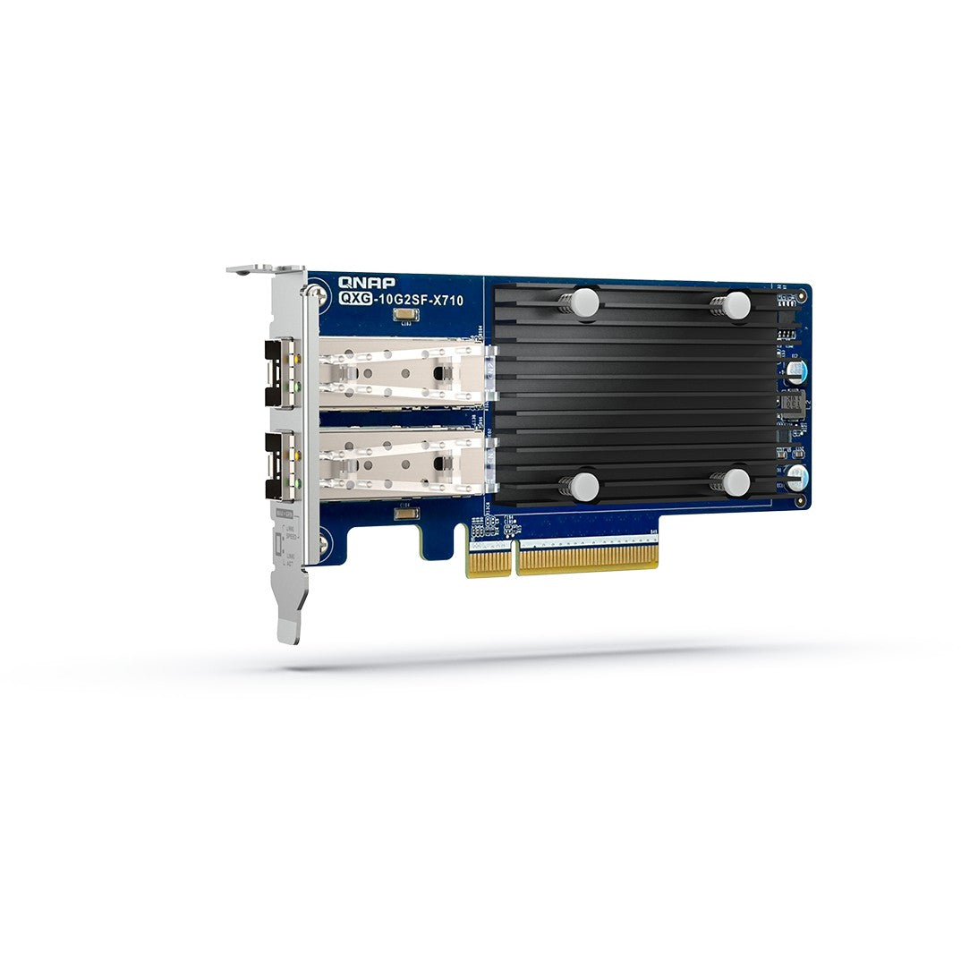 QNAP QXG-10G2SF-X710. Ugrađen. Žični. PCI Express.