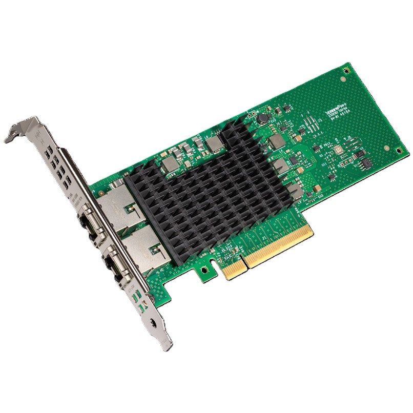 Intel® Ethernet mrežni adapter X710-T2L. Ugrađen. Žični. PCI Express. Ethernet. 10000 Mbps. Crna. Zelena. Siva