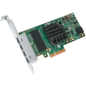 Intel i350T4V2. Ugrađen. Žični. PCI Express. Ethernet. 1000 Mbps. Zelena. Srebrna.
