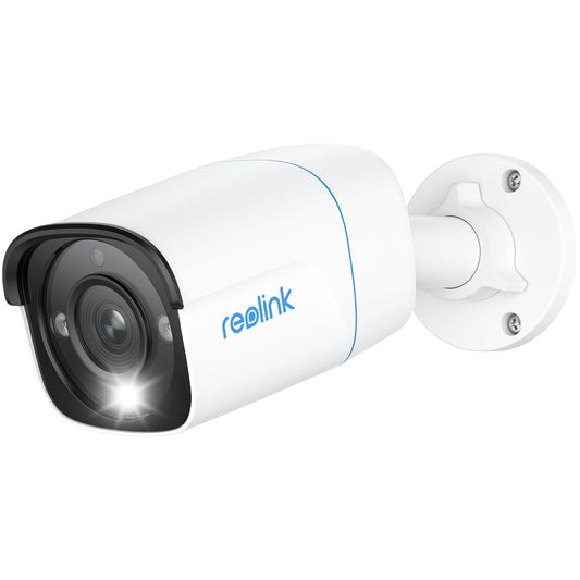 Reolink P330. IP sigurnosna kamera. Za unutrašnju i vanjsku upotrebu. Žičana. Google Assistant. Zidna montaža. Bijela.