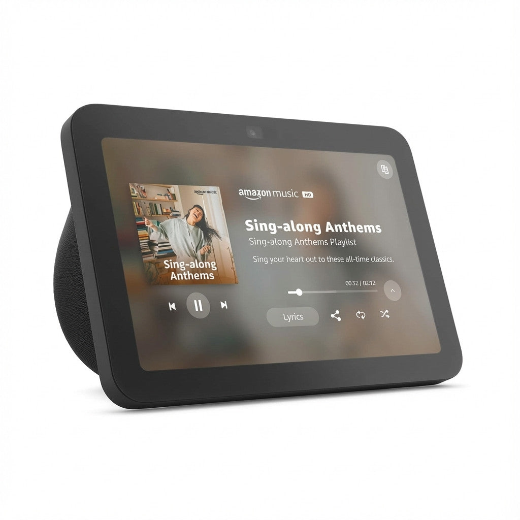 Amazon B0BLS3B3QL. Amazon Alexa. Pravougaonik. Antracit. Njemački. Engleski. Španski. Francuski. Italijanski. Android. Fire OS. iOS. 20,3 cm (8")