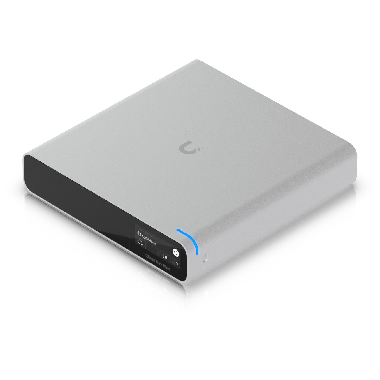 Ubiquiti Cloud Key+. Crna. Siva. Aluminij. Desktop/Rack montaža. Performanse. MicroSD (TransFlash). OLED.