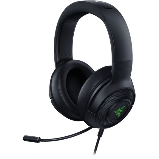 Razer Kraken V3 X. Žične. Igraće. 12 - 28000 Hz. 283 g. Slušalice. Crne.