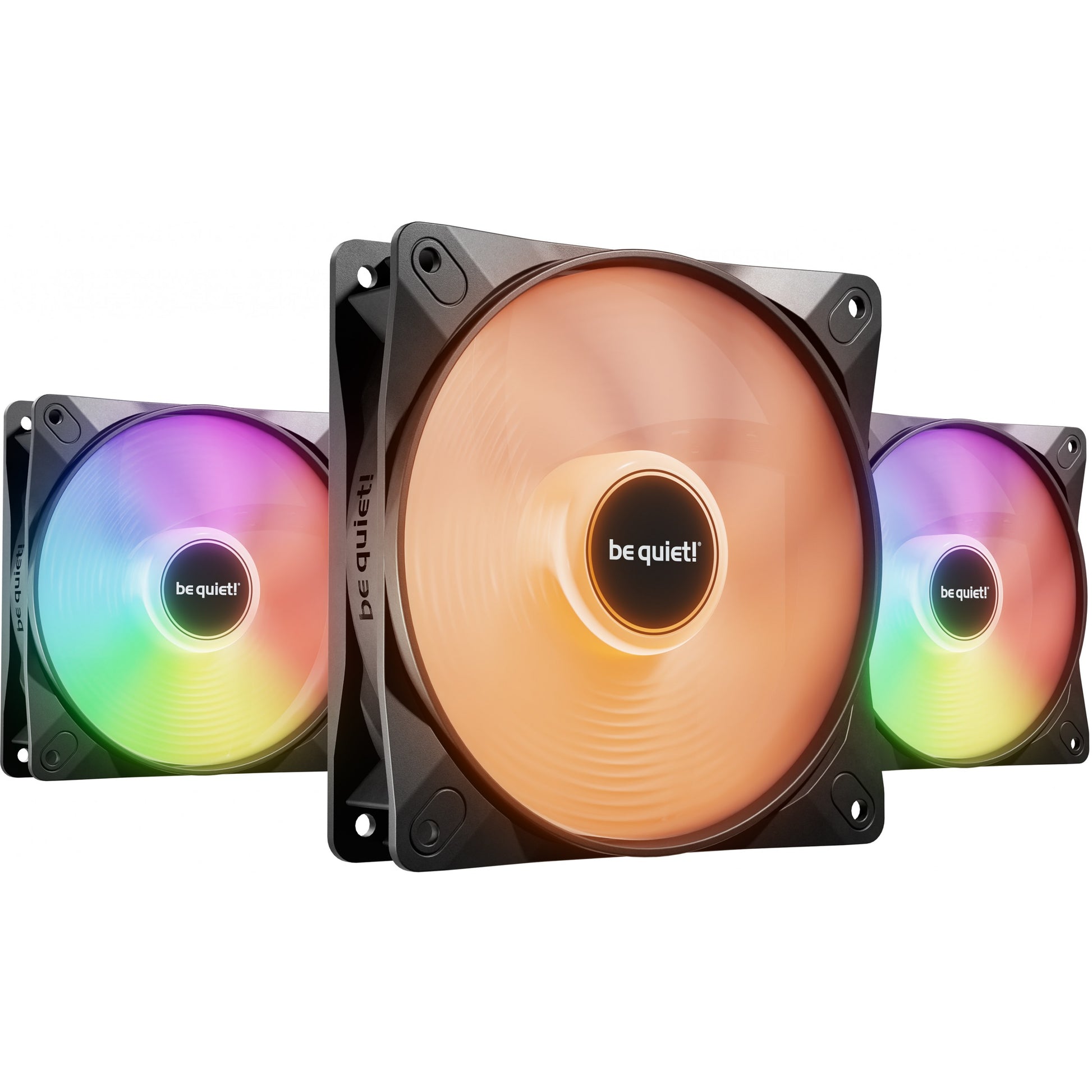 be quiet! LIGHT WINGS LX 120mm PWM 3-paket crni. Ventilator. 12 cm. 1600 RPM. 87,5 m³/h. Crni