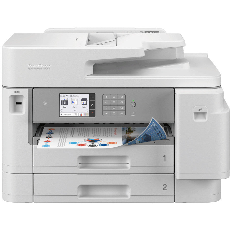 Brother MFC-J5955DW. Inkjet. Štampanje u boji. 1200 x 4800 DPI. A3. Direktno štampanje. Bijela
