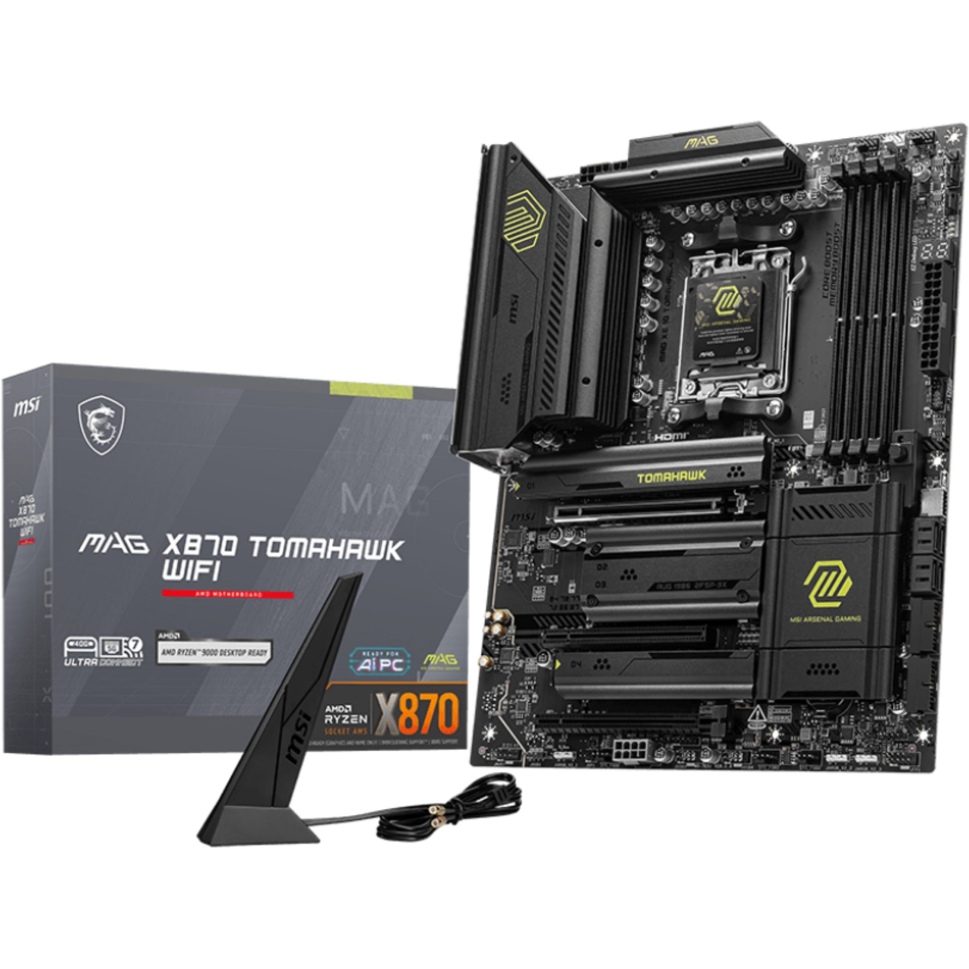 MSI MAG X870 TOMAHAWK WIFI. AMD. Podnožje AM5. AMD Ryzen™ 7. Podnožje AM5. 256 GB. DDR5-SDRAM