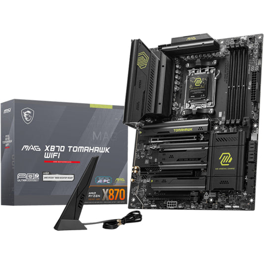 MSI MAG X870 TOMAHAWK WIFI. AMD. Podnožje AM5. AMD Ryzen™ 7. Podnožje AM5. 256 GB. DDR5-SDRAM