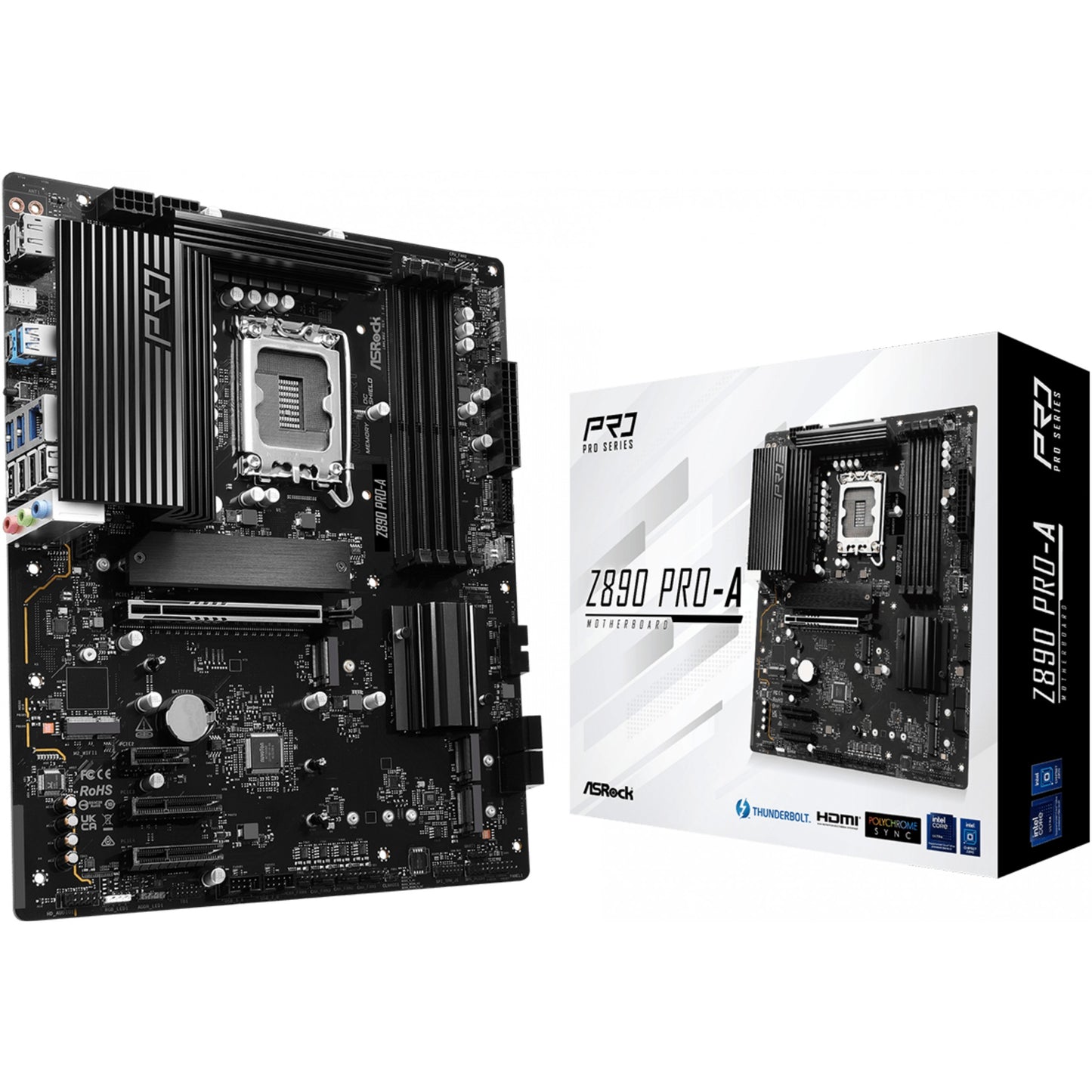 Asrock Z890 Pro-A. Intel. LGA 1851 (Socket V1). Intel Core Ultra (Serija 2). LGA 1851. DDR5 SDRAM. 256GB