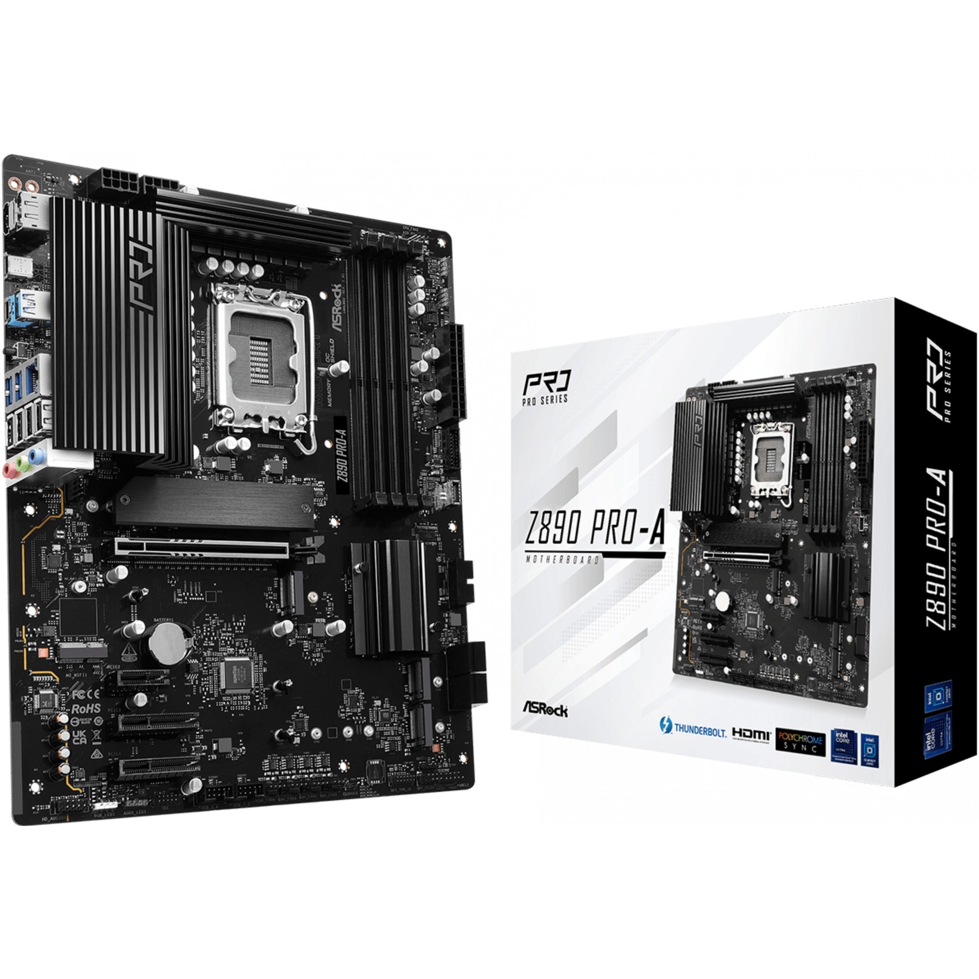 Asrock Z890 Pro-A. Intel. LGA 1851 (Socket V1). Intel Core Ultra (Serija 2). LGA 1851. DDR5 SDRAM. 256GB