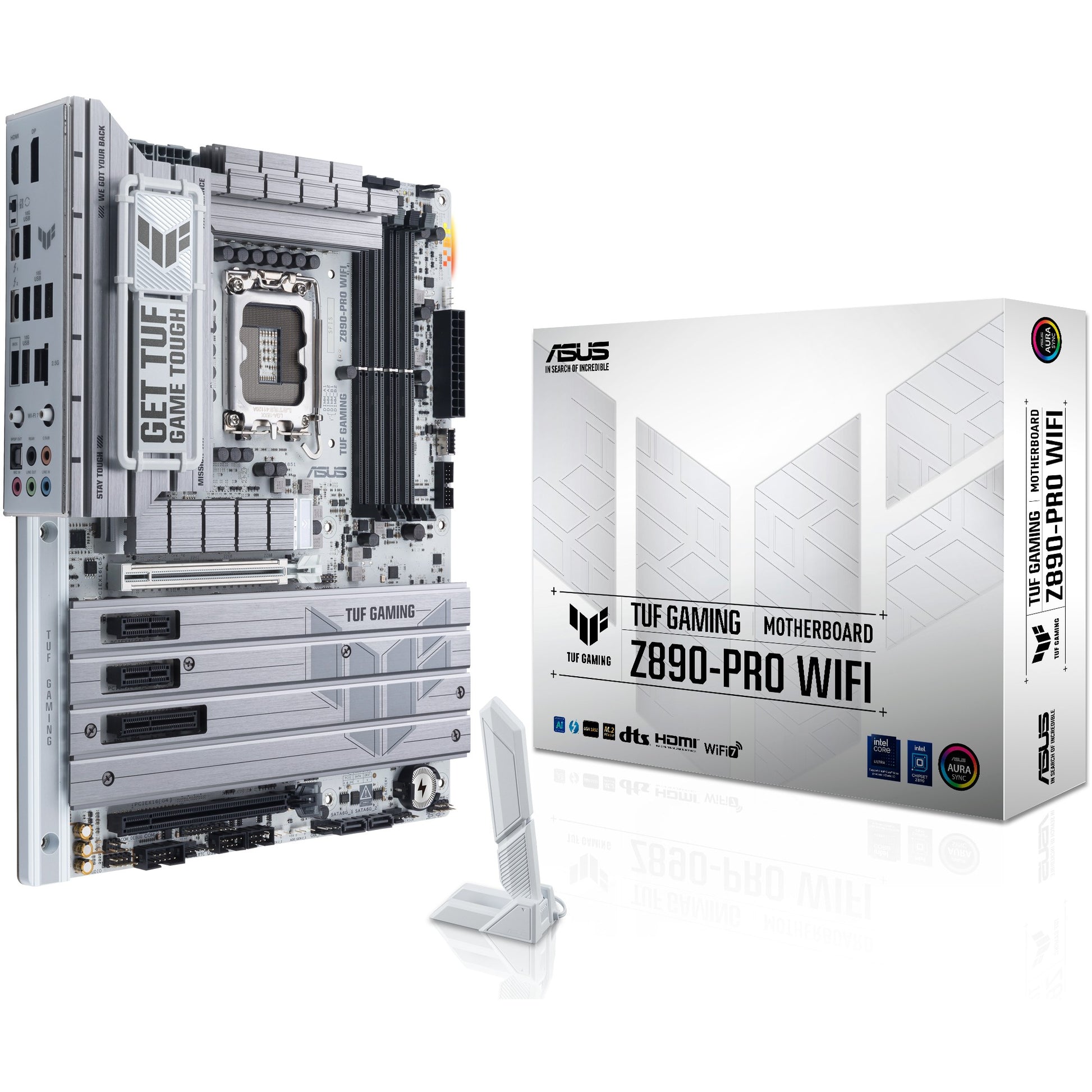 ASUS TUF GAMING Z890-PRO WIFI. Intel. LGA 1851 (Socket V1). Intel Core Ultra (Serija 2). LGA 1851. DDR5 SDRAM. 192GB
