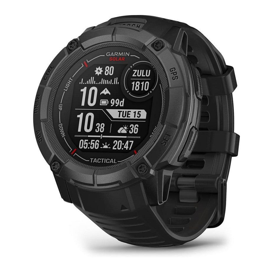 Garmin Instinct 2X Solar Tactical Edition 50 mm, crni