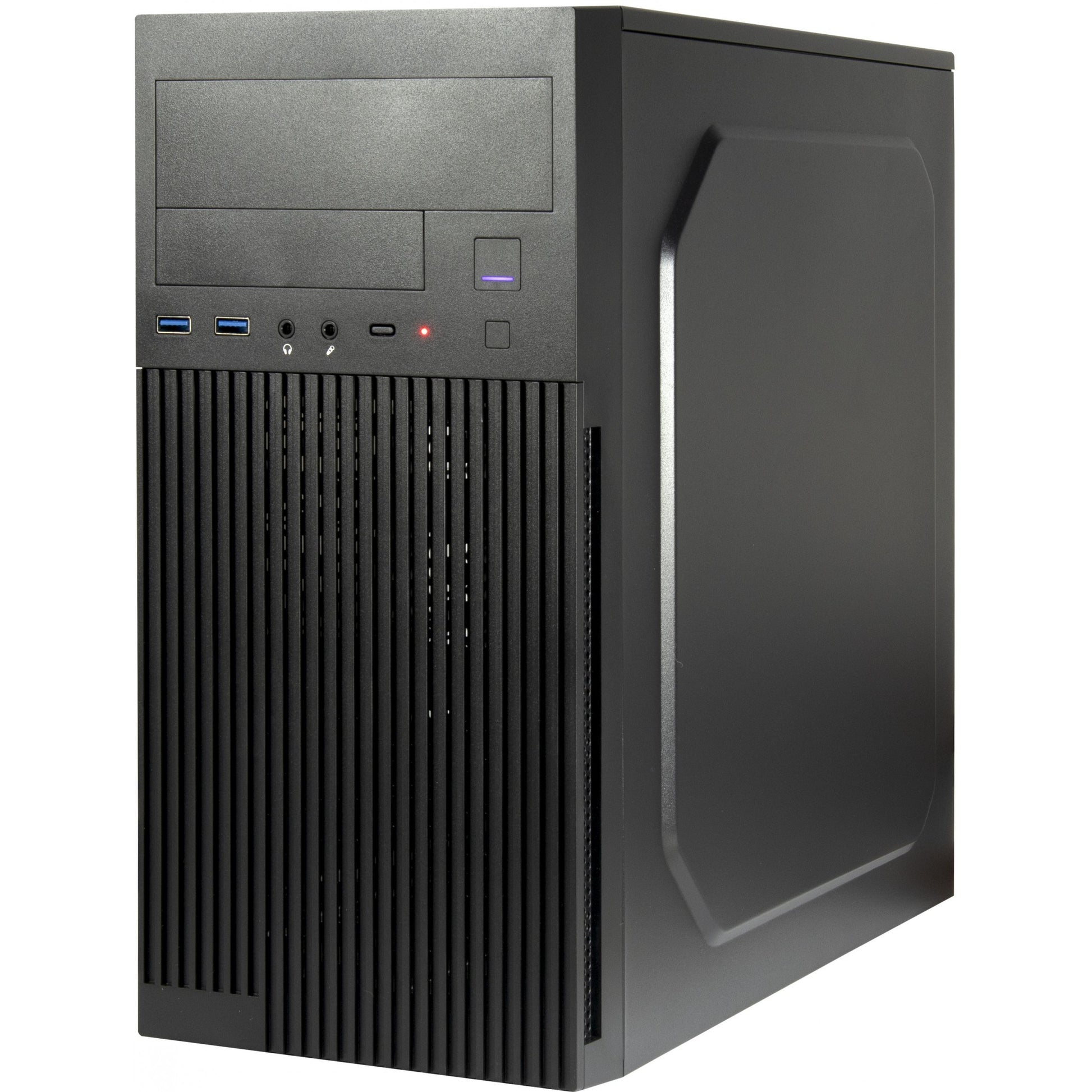 Inter-Tech IT-6521 Ravni. Mikro Tower. Računar. Crna. Mikro ATX. Mini ITX. Kućna kancelarija. 12.5cm