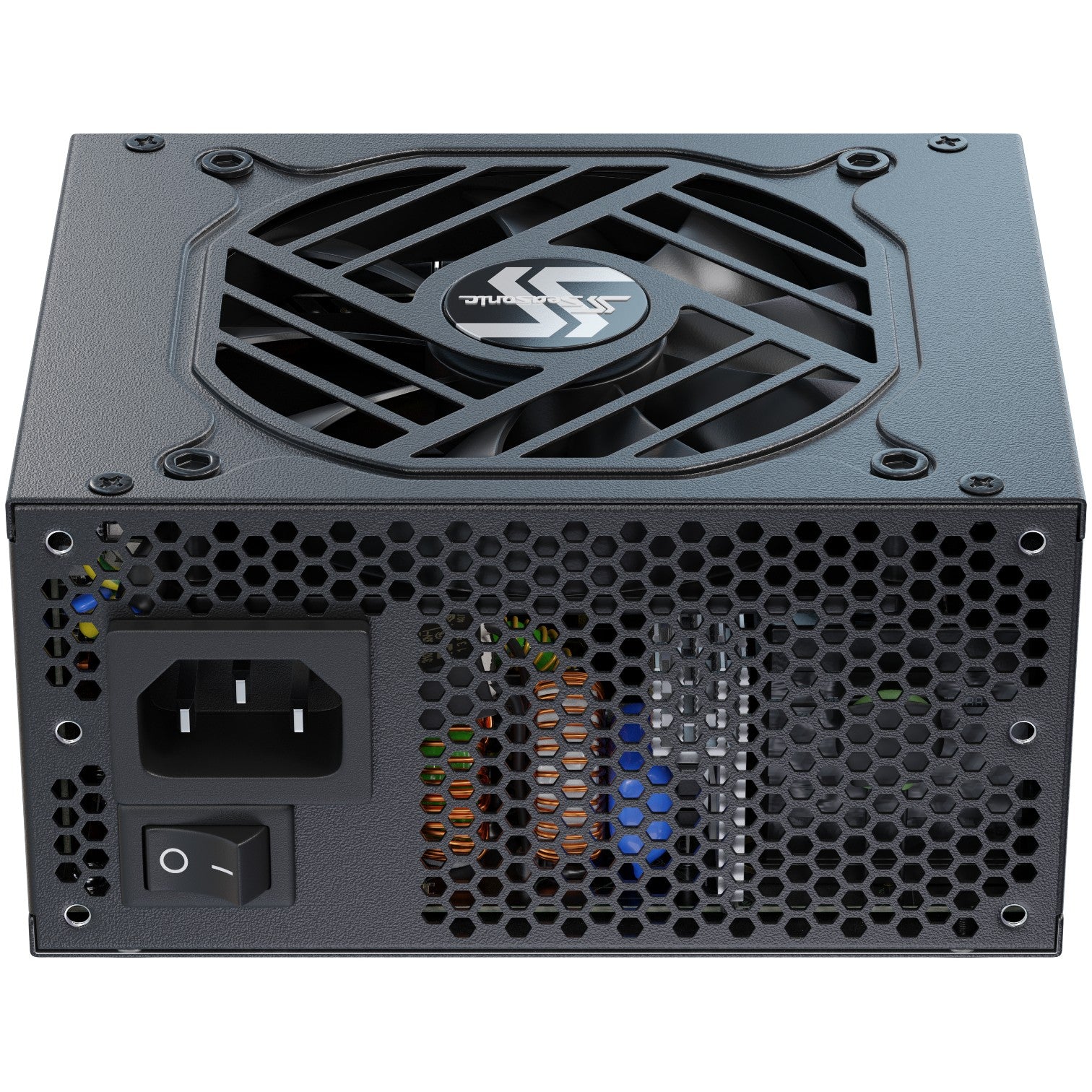 Seasonic FOCUS-SPX-750. 750 W. 100 - 240 V. 50 - 60 Hz. 10 - 5 A. 130 W. 744 W