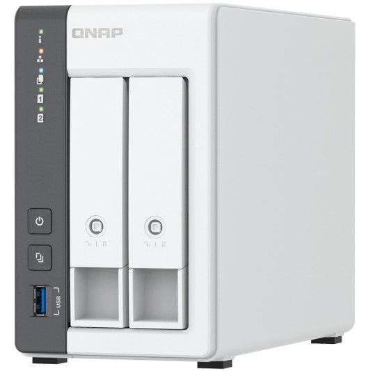 QNAP TS-216G. NAS. Tower. Cortex-A. Cortex-A55. 4GB. HDD.