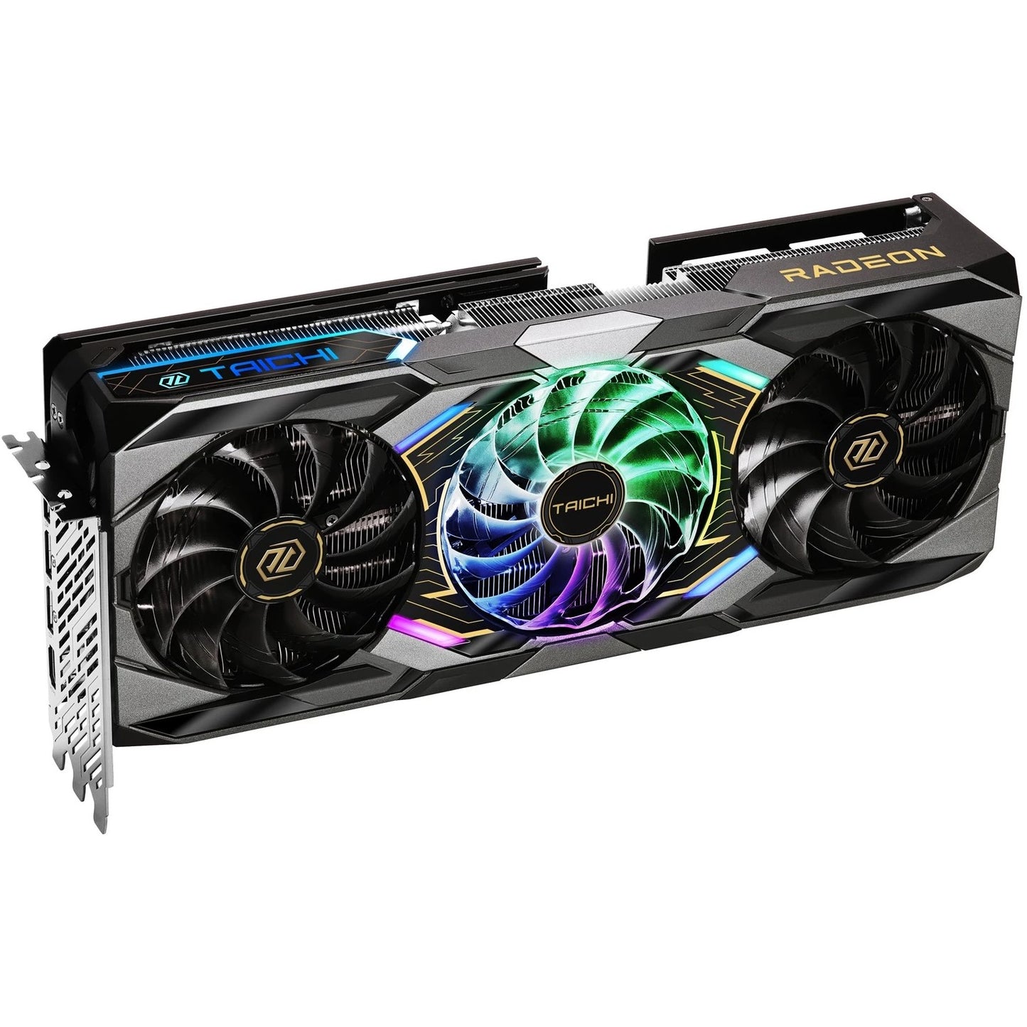 Asrock Taichi Radeon RX 9070 XT OC. Radeon RX 9070 XT. 16 GB. GDDR6. 256 bita. 7680 x 4320 piksela. PCI Express x16 5.0