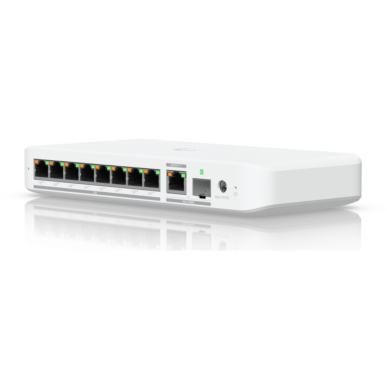 Ubiquiti UniFi Flex 2.5G PoE. Upravljani. L2. 2.5G Ethernet (100/1000/2500). Napajanje preko Etherneta (PoE). Montaža za sto/zid Montaža na zid