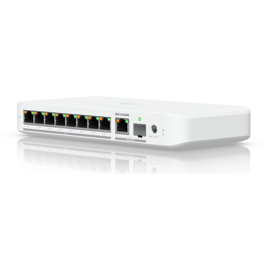 Ubiquiti UniFi Flex 2.5G PoE. Upravljani. L2. 2.5G Ethernet (100/1000/2500). Napajanje preko Etherneta (PoE). Montaža za sto/zid Montaža na zid