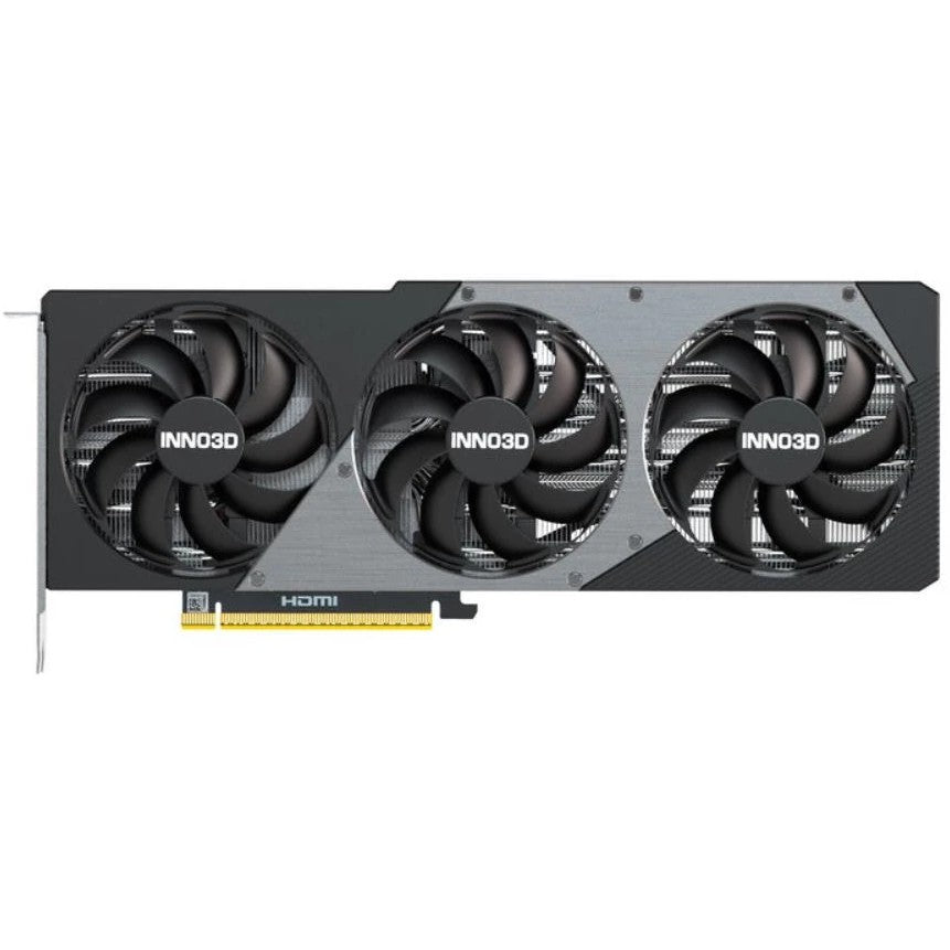 INNO3D GeForce RTX 5070 Ti X3 OC. GeForce RTX 5070 Ti. 16GB. GDDR7. 256 bita. PCI Express 5.0. 3 ventilatora