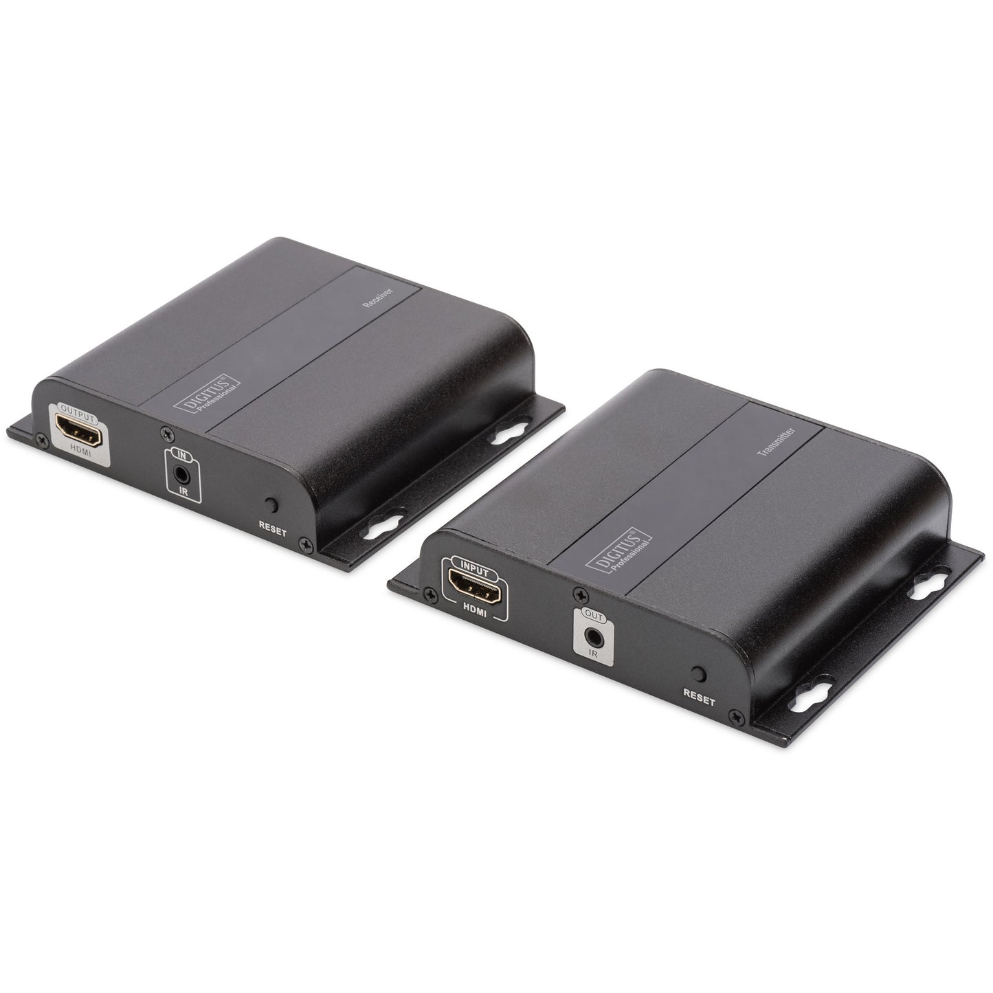 Digitus 4K HDMI Extender preko CAT/IP (Set). 3840 x 2160 piksela. AV predajnik i prijemnik. 120 m. Žični. 3D. HDCP